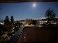 Night view from the living room deck