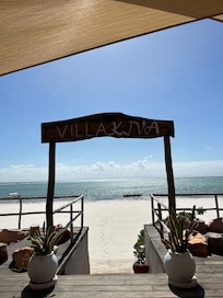 Exit to the beach