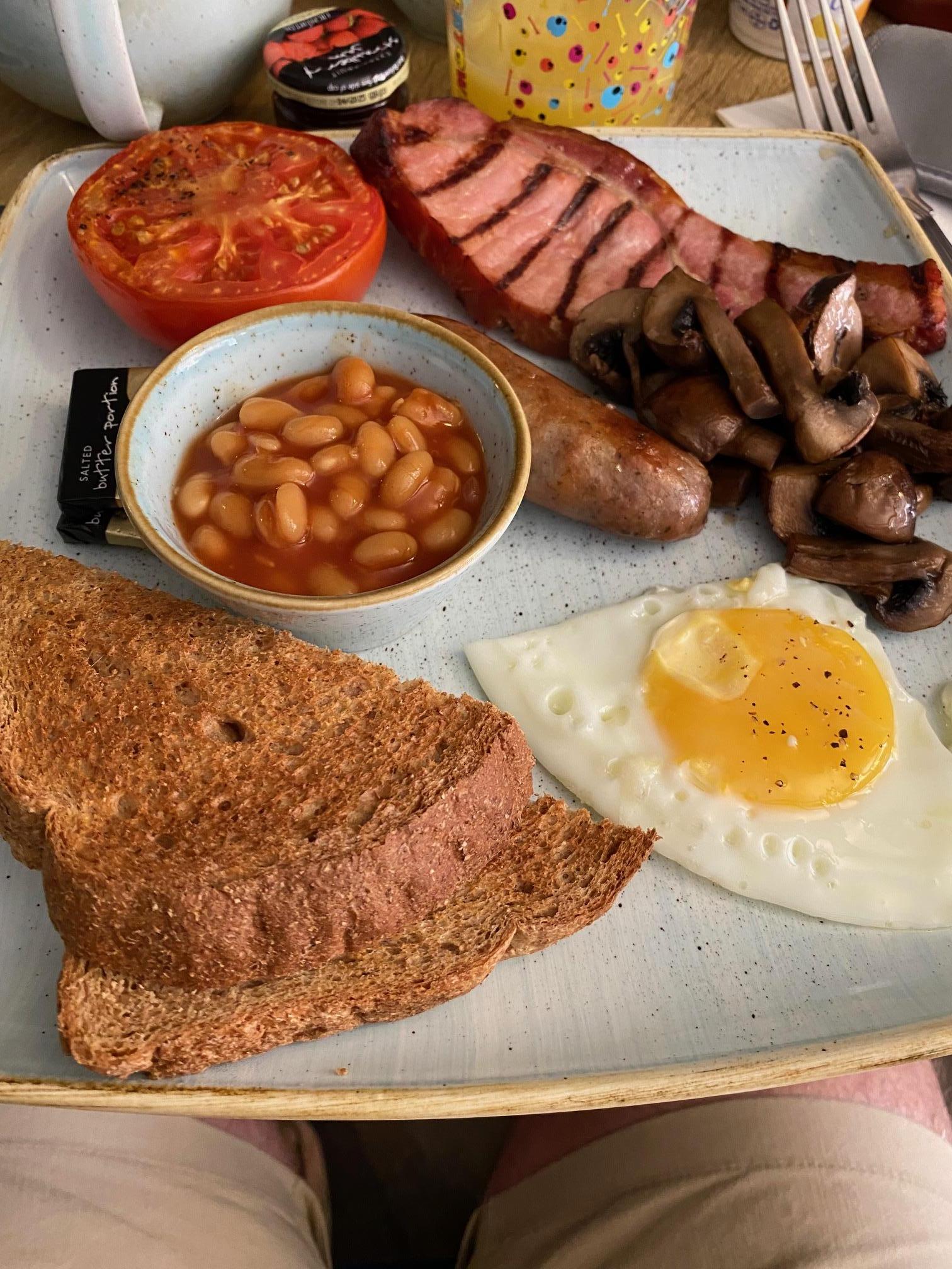 Fabulous cooked breakfast 