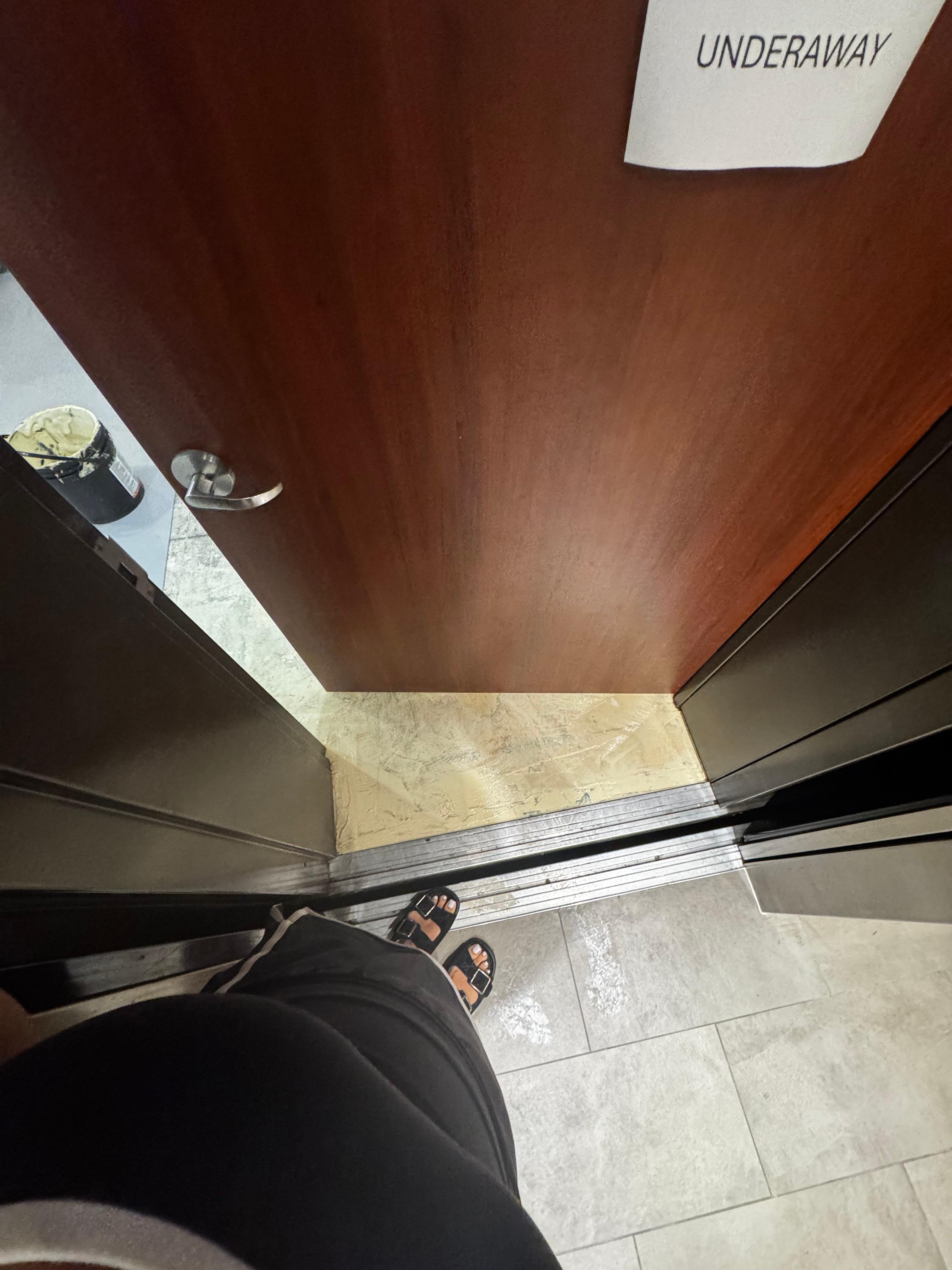 This elevator should have been closed 