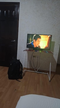 I thought the TV was going to fall. The rooms are more like a motel than a hotel.