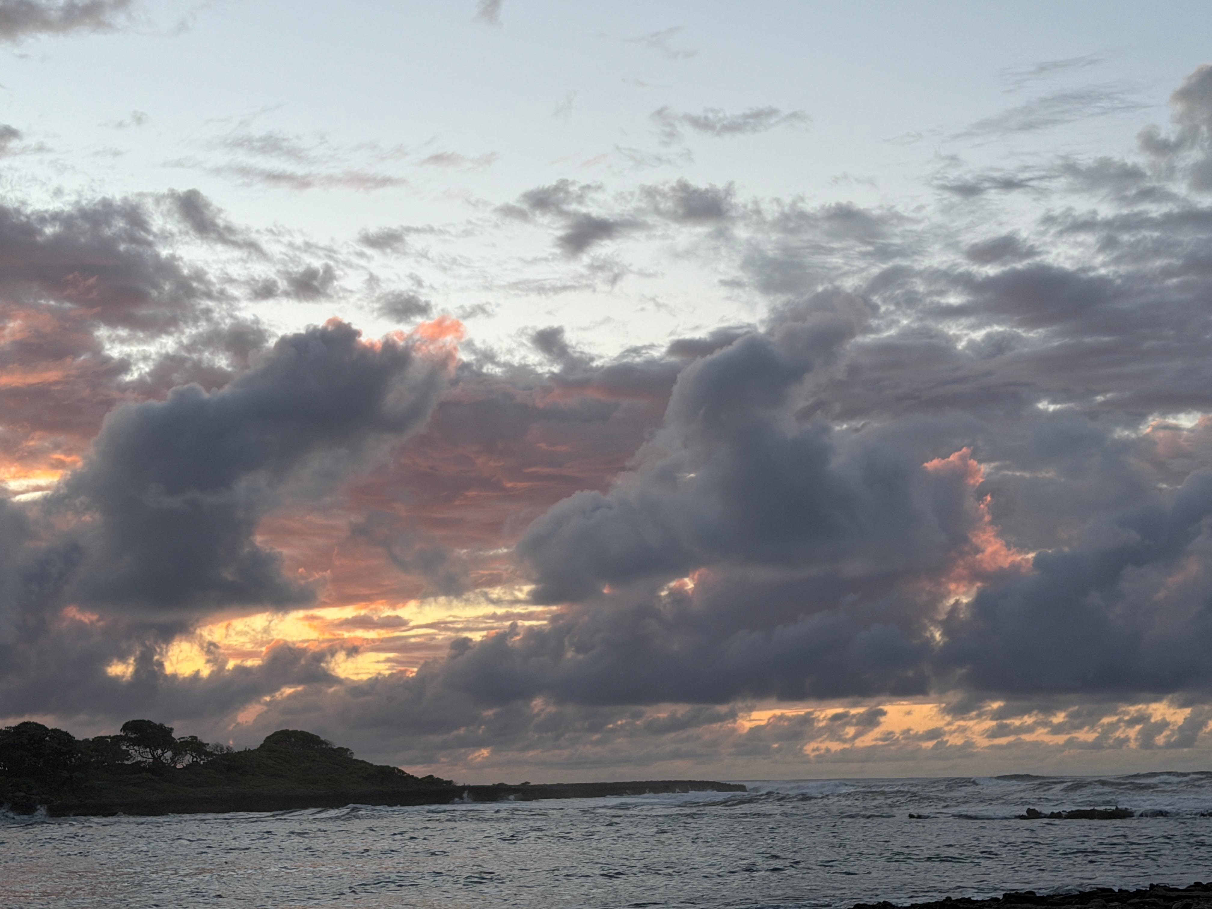 Sunset from the east side a short walk