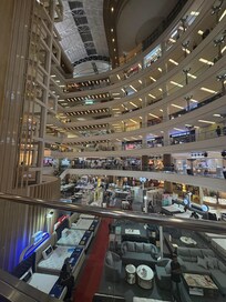Mall connected to the hotel