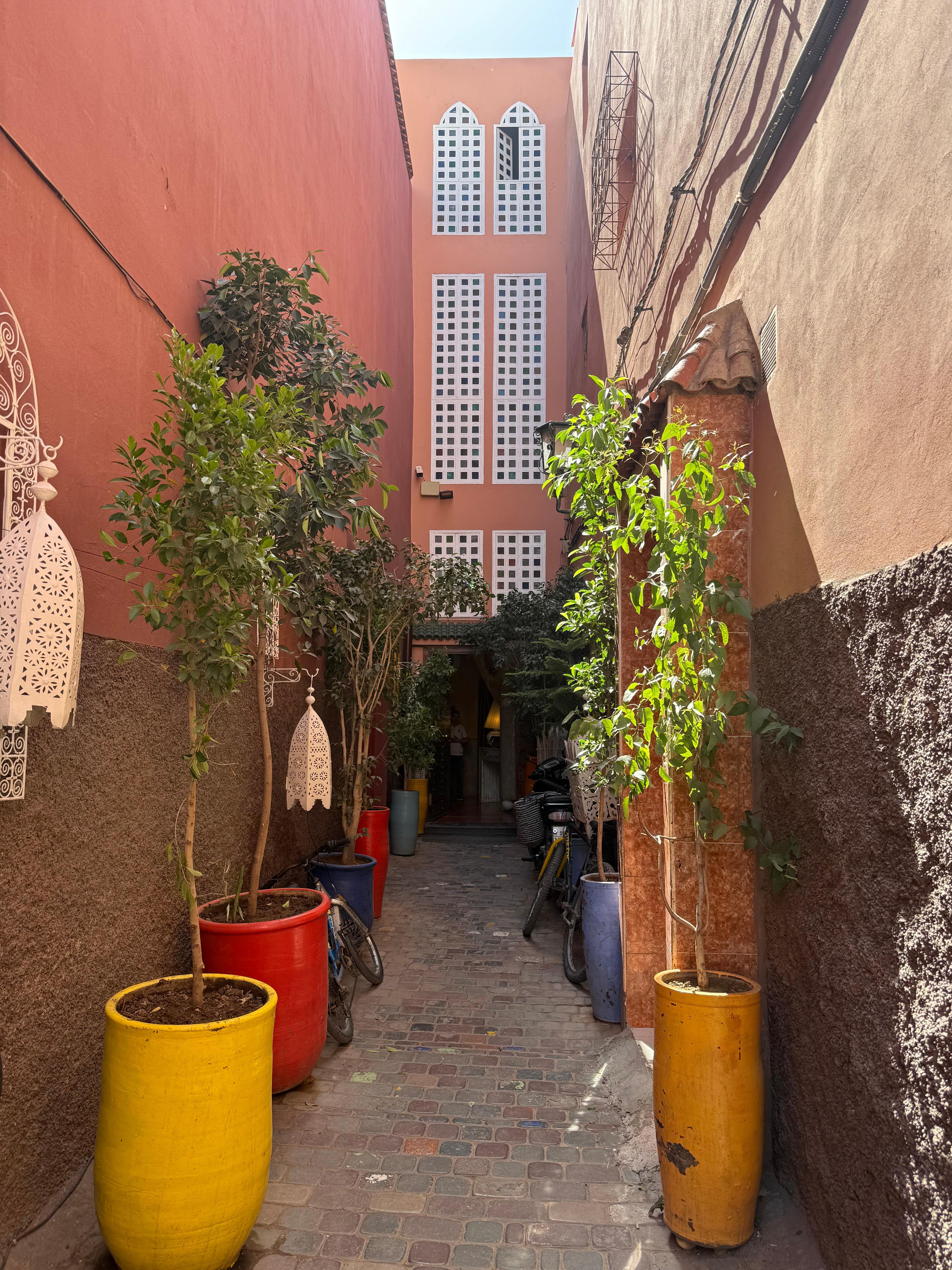 Walkway to riad 
