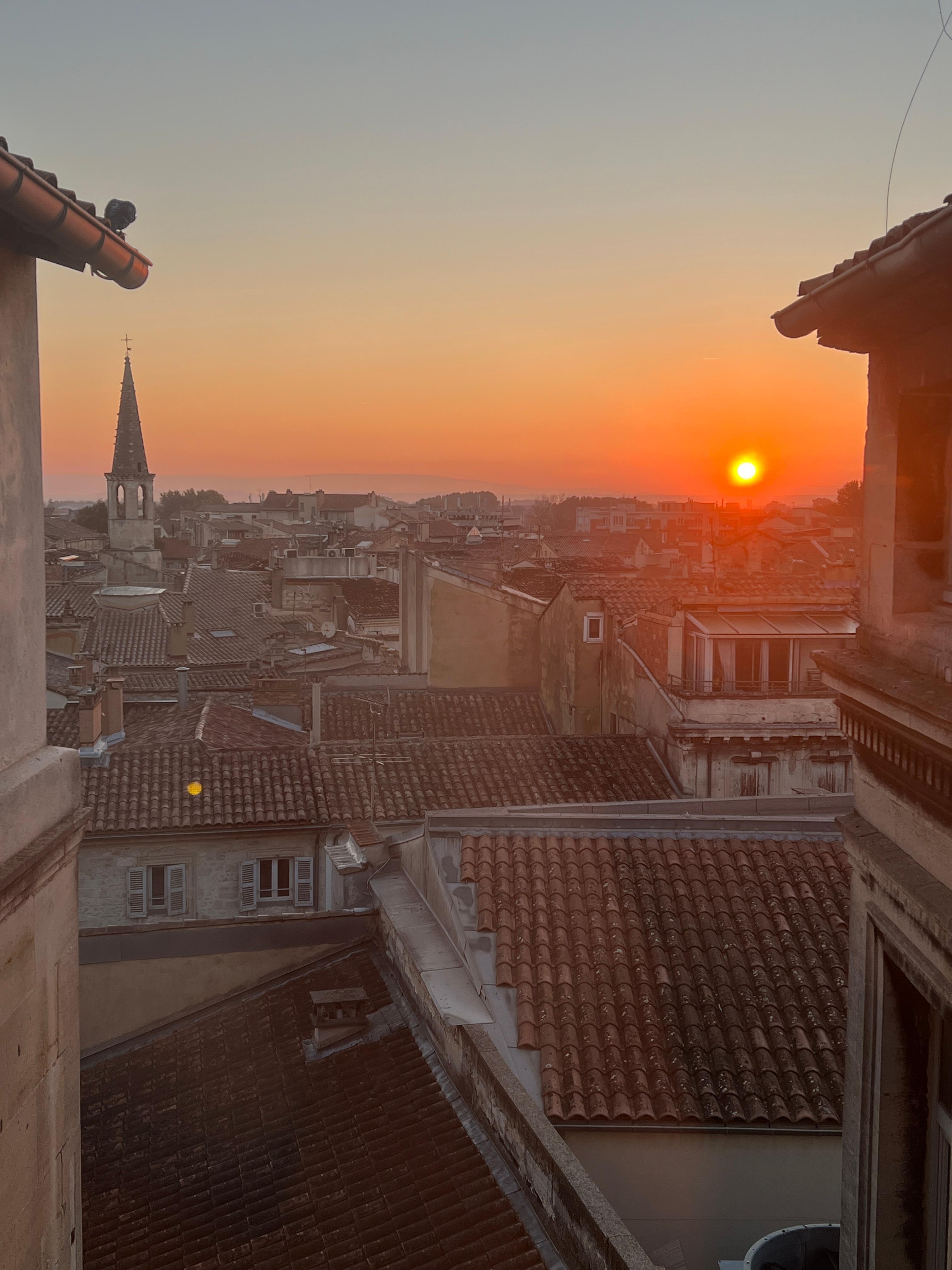 view from the corridor