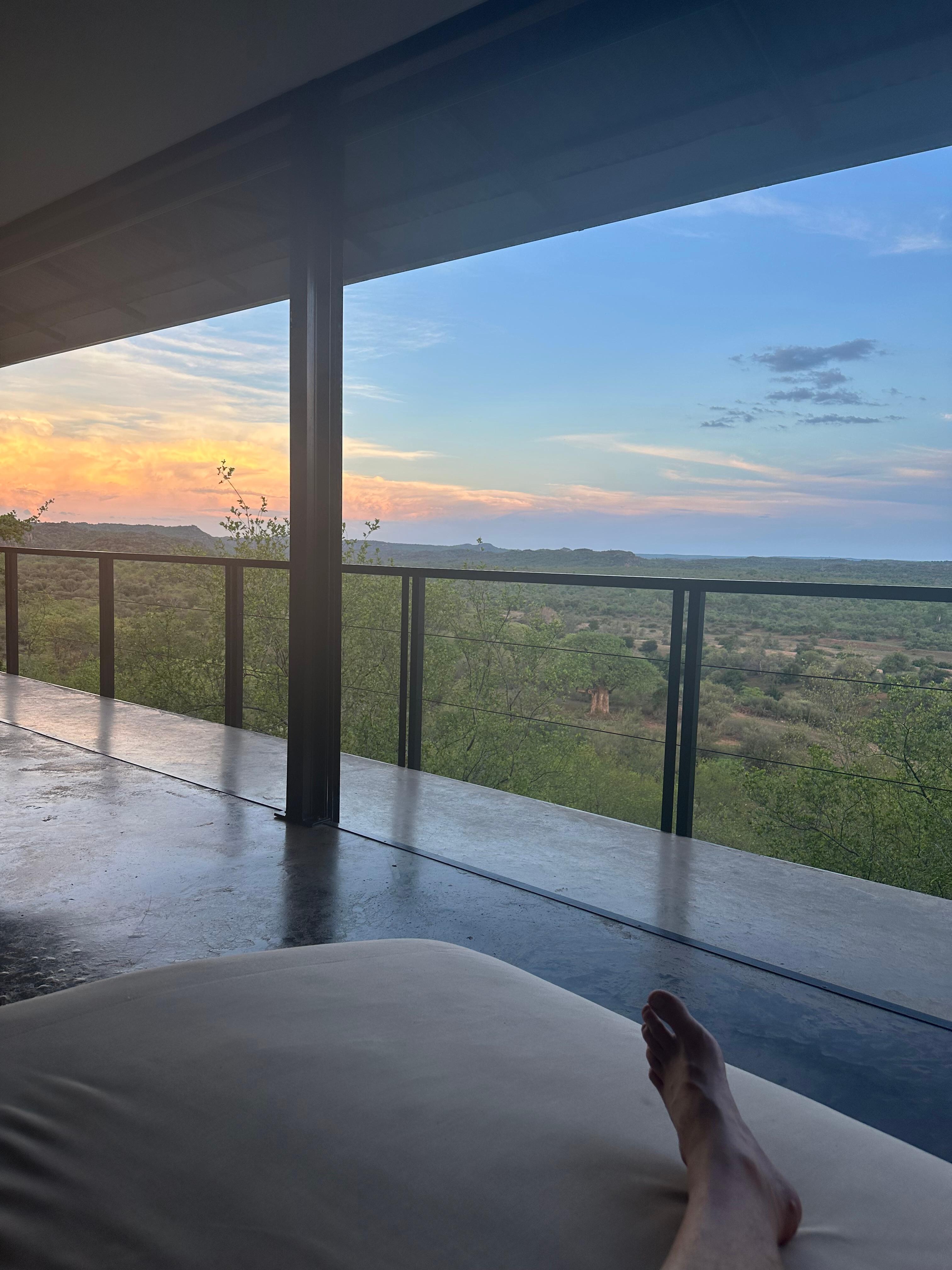 Room with a proper view. 