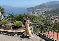 Hotel sits a top a beautiful view of Sorrento