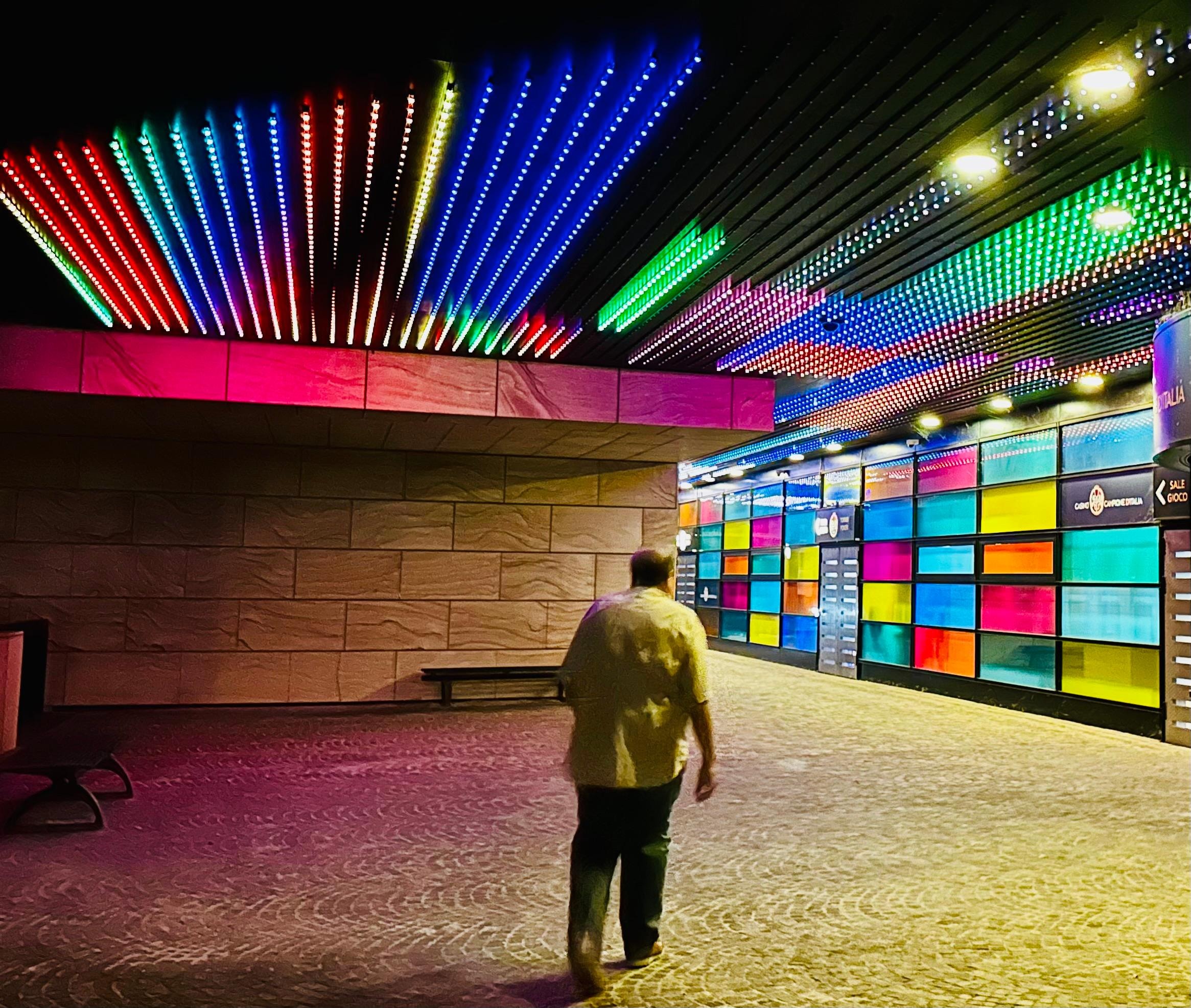 It is next door to a casino proving evening entertainment 