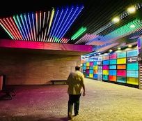 It is next door to a casino proving evening entertainment