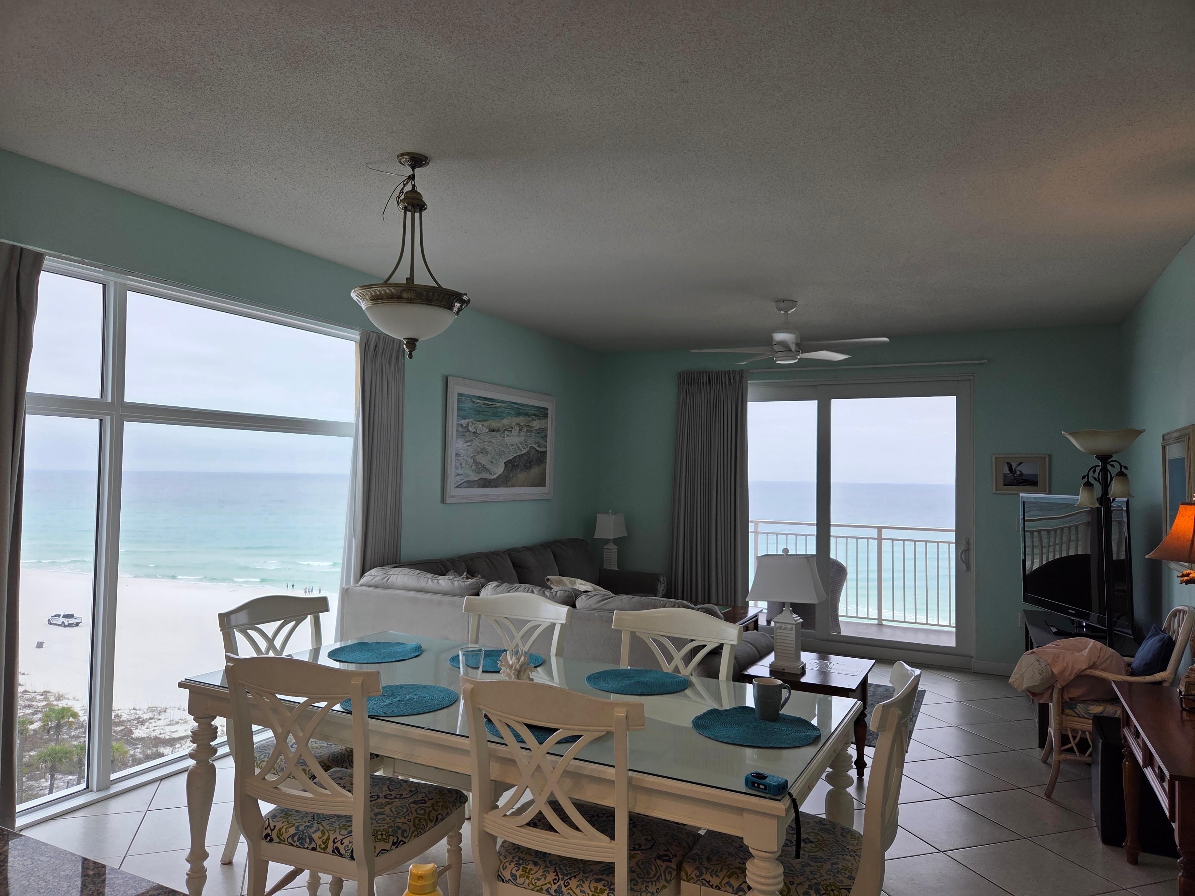 Dining and living room