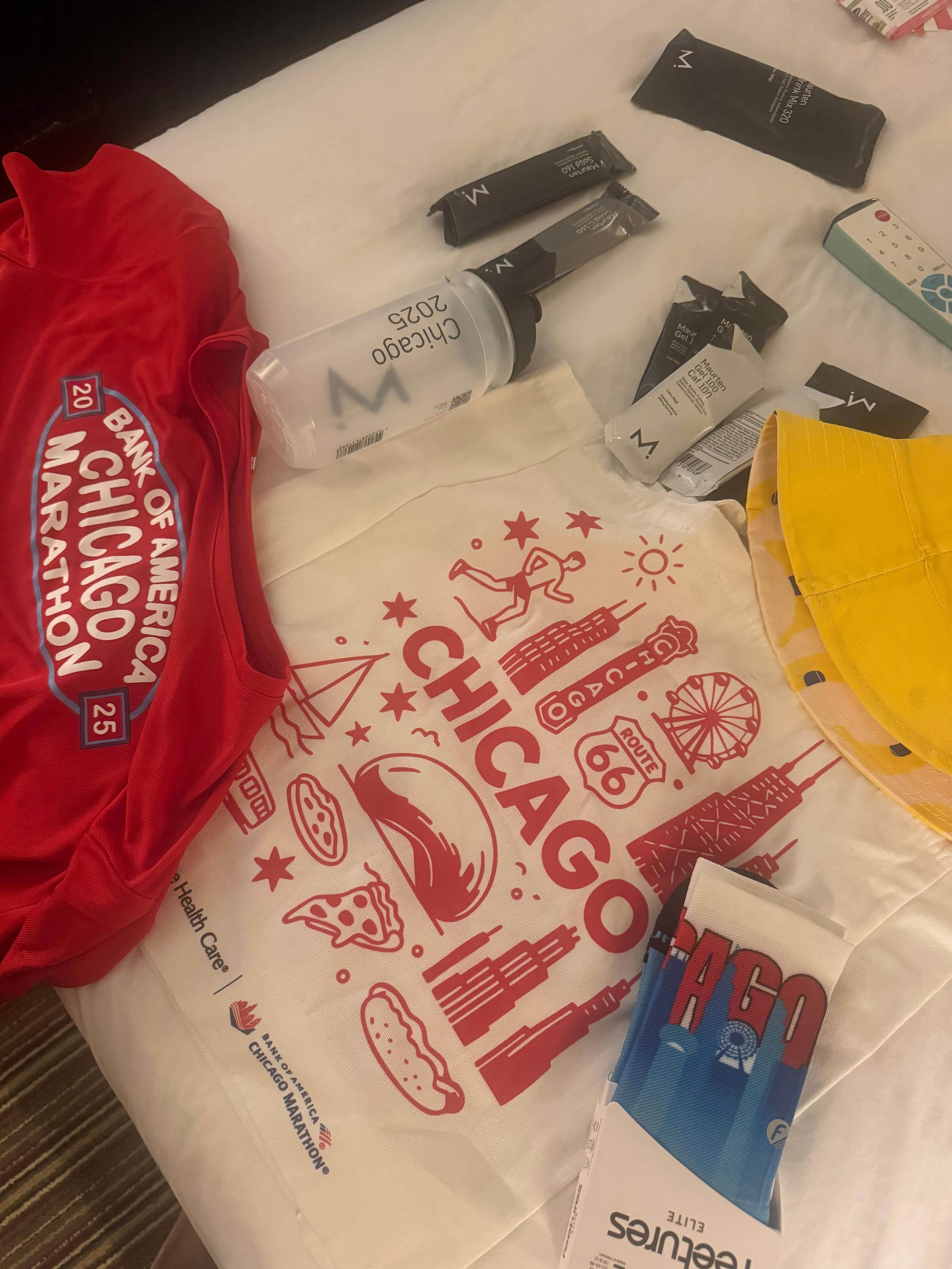My Chicago Marathon swag!