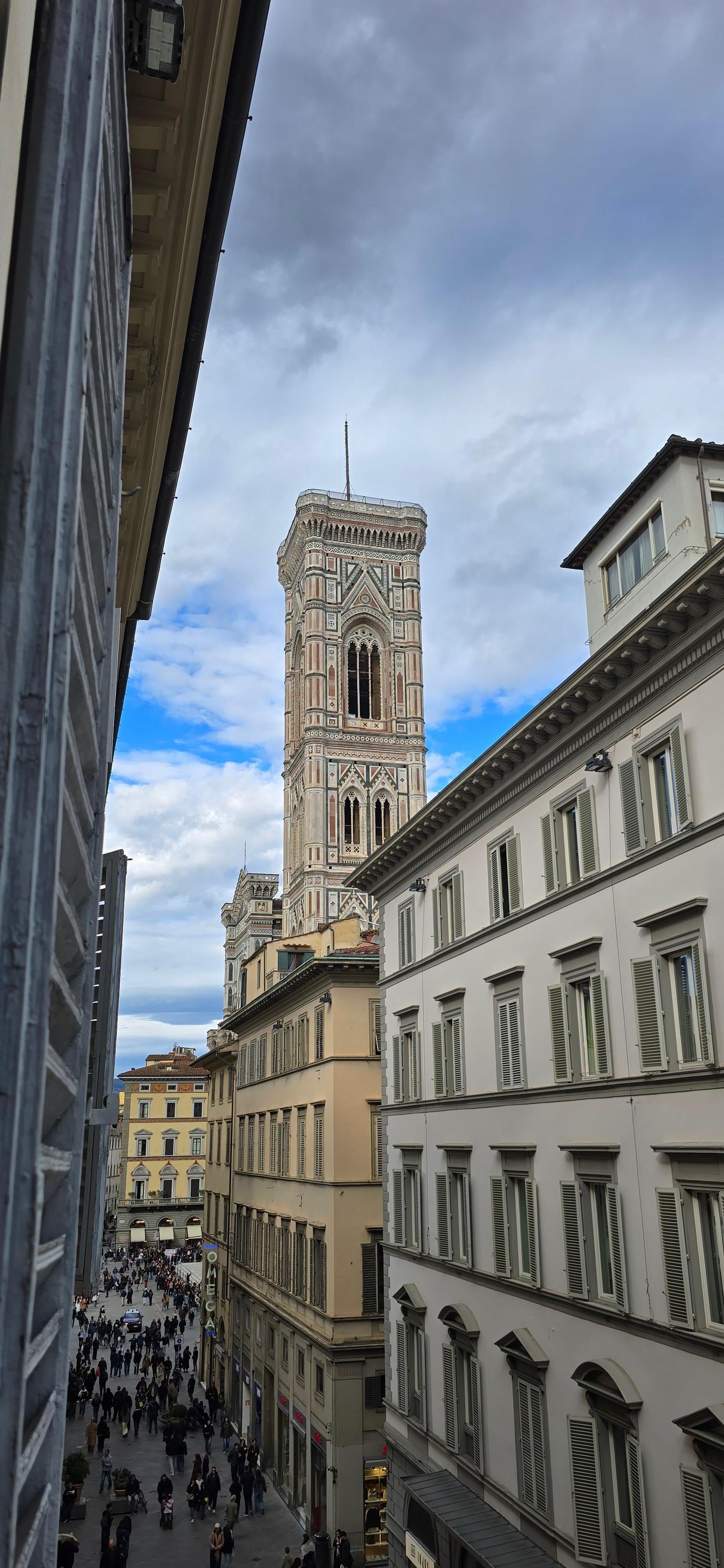 Blick aus dem Fenster
Zimmer 322