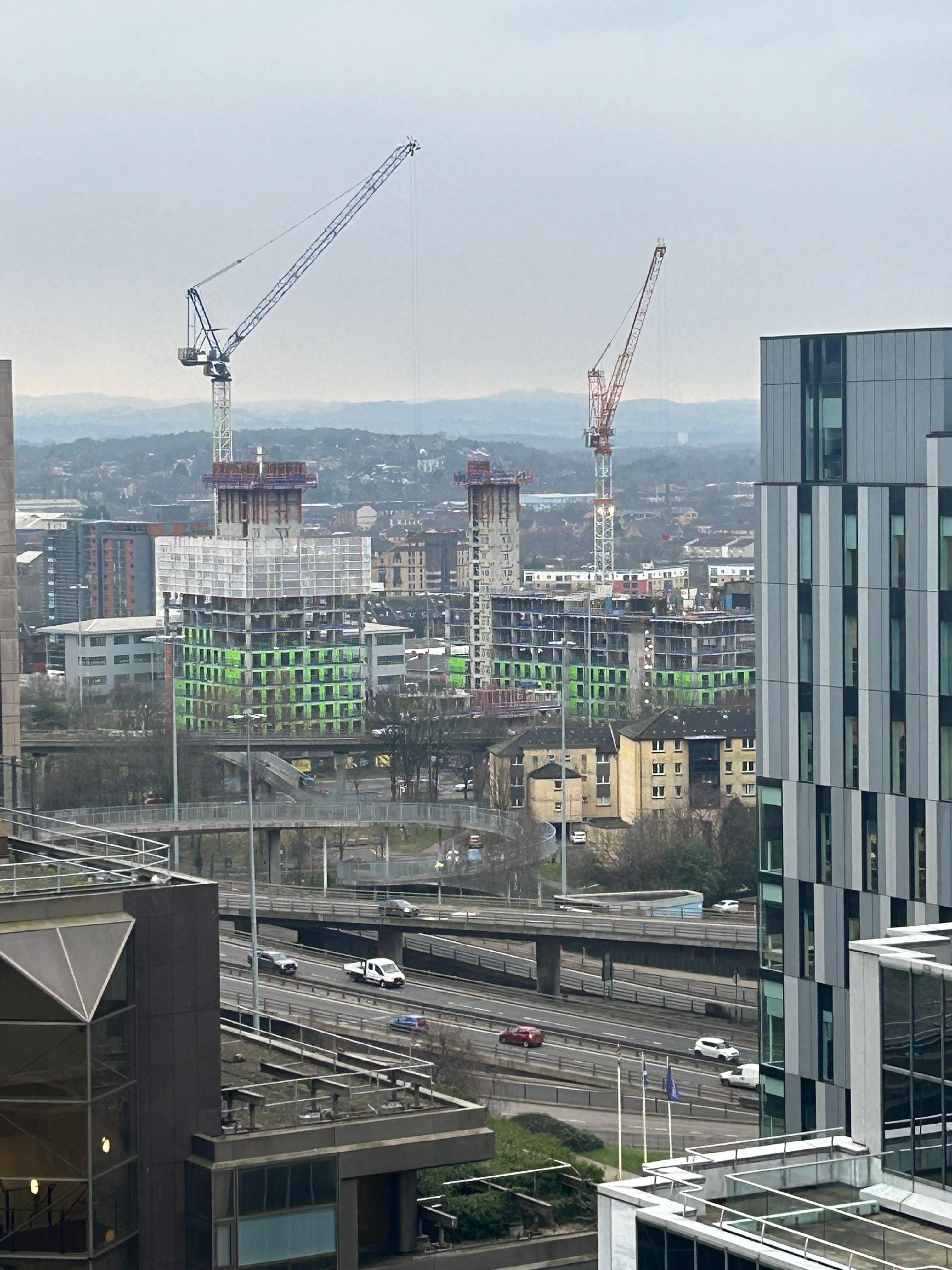 View from the balcony of Room P08