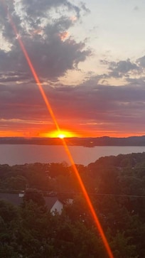 View from the deck and kitchen.