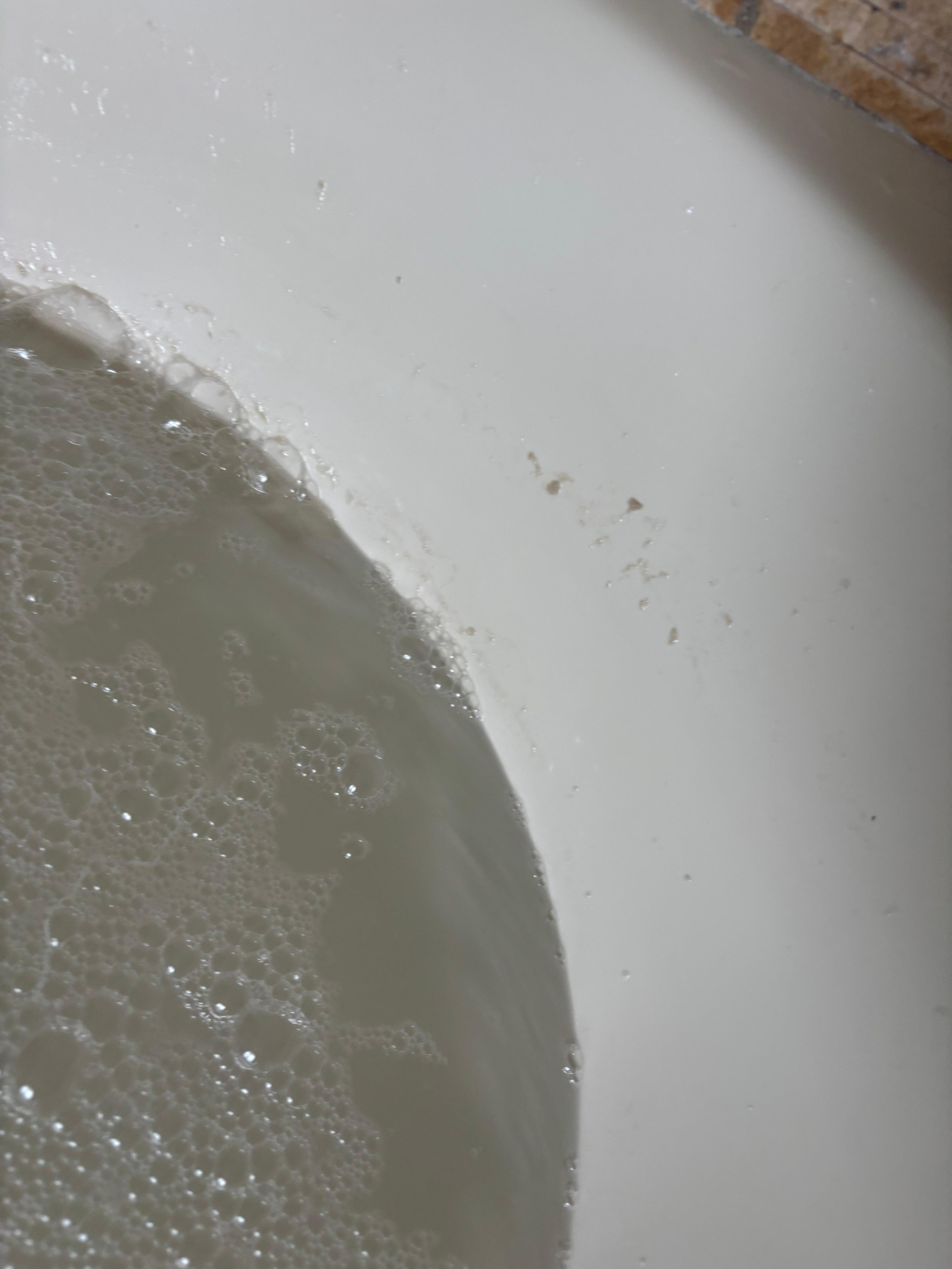 Moldy jacuzzi water. Yuck.