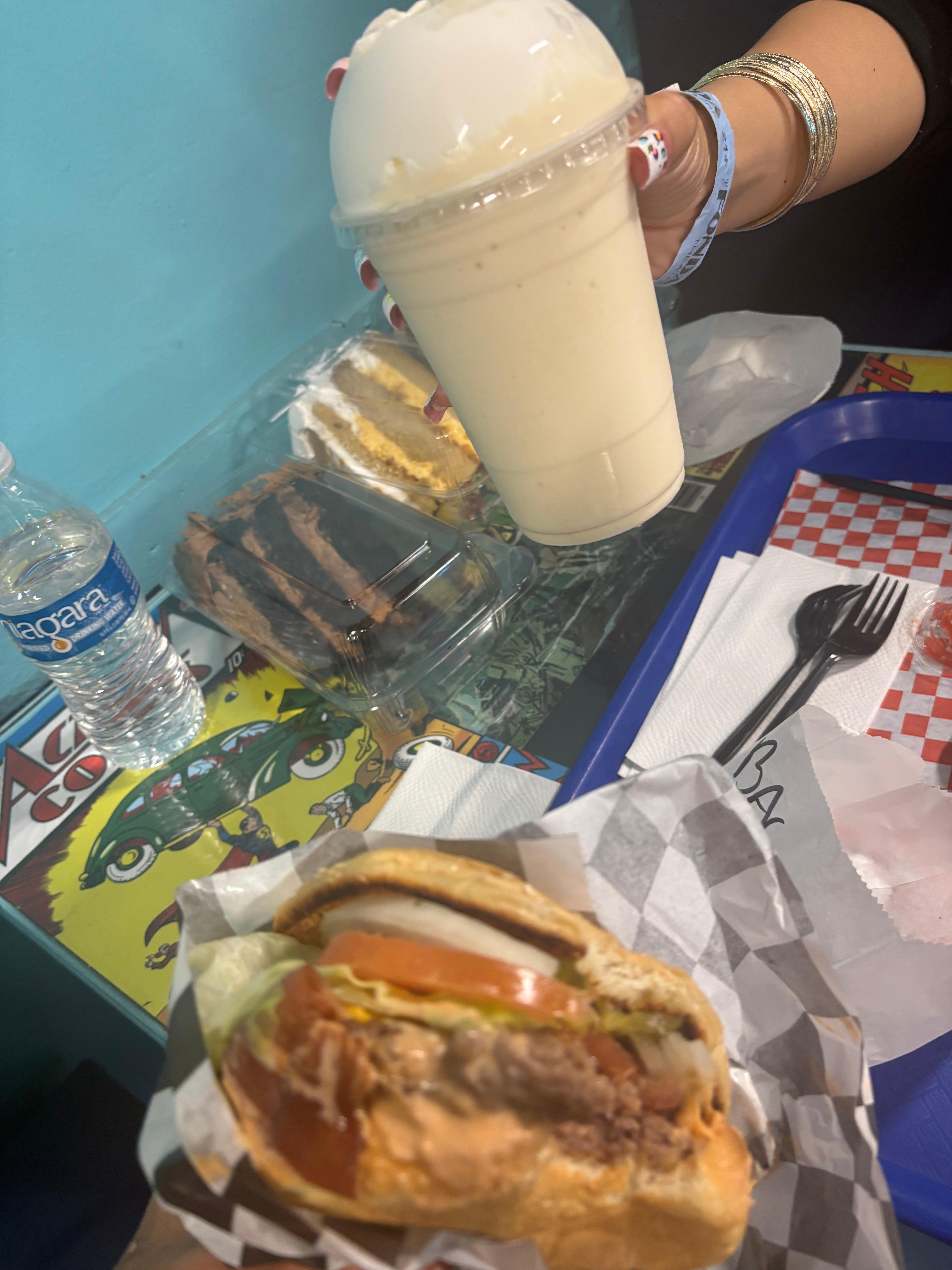 Dume vegan open late late late night. Awesome. Super close to The Palms Hotel.