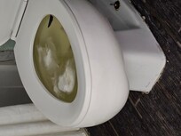 The state of our toilet everytime with was flushed