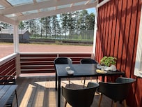 Terrassen hvor vi spiste morgenmad