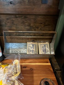 Popcorn snack provided.