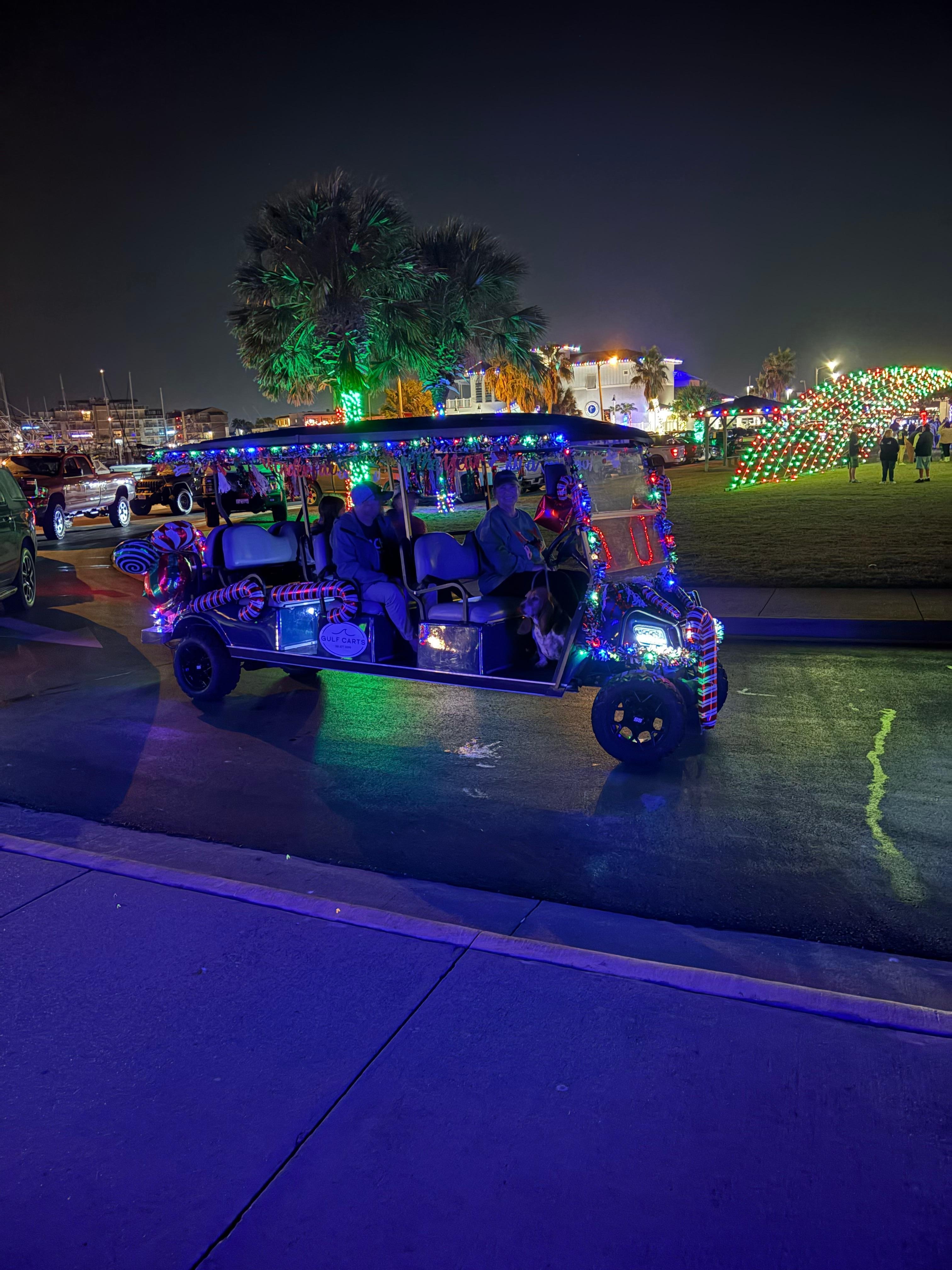 We rented a golf cart because there were 8 of us. But the golf cart at the house is very nice