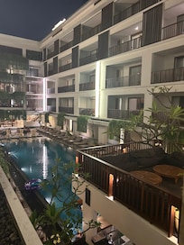 The view from hotel balcony!