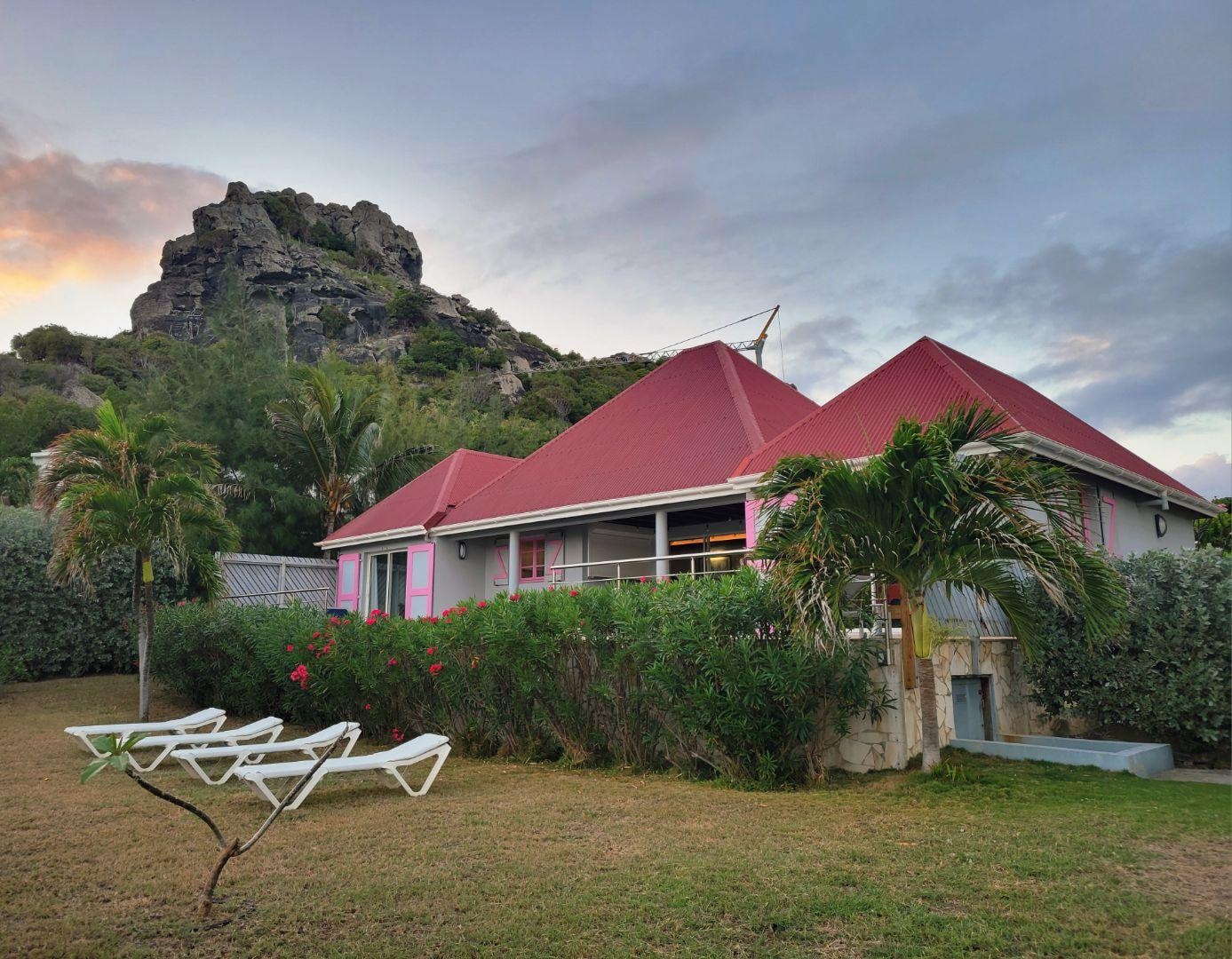 Villa from the back yard