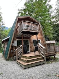 Back of cabin.