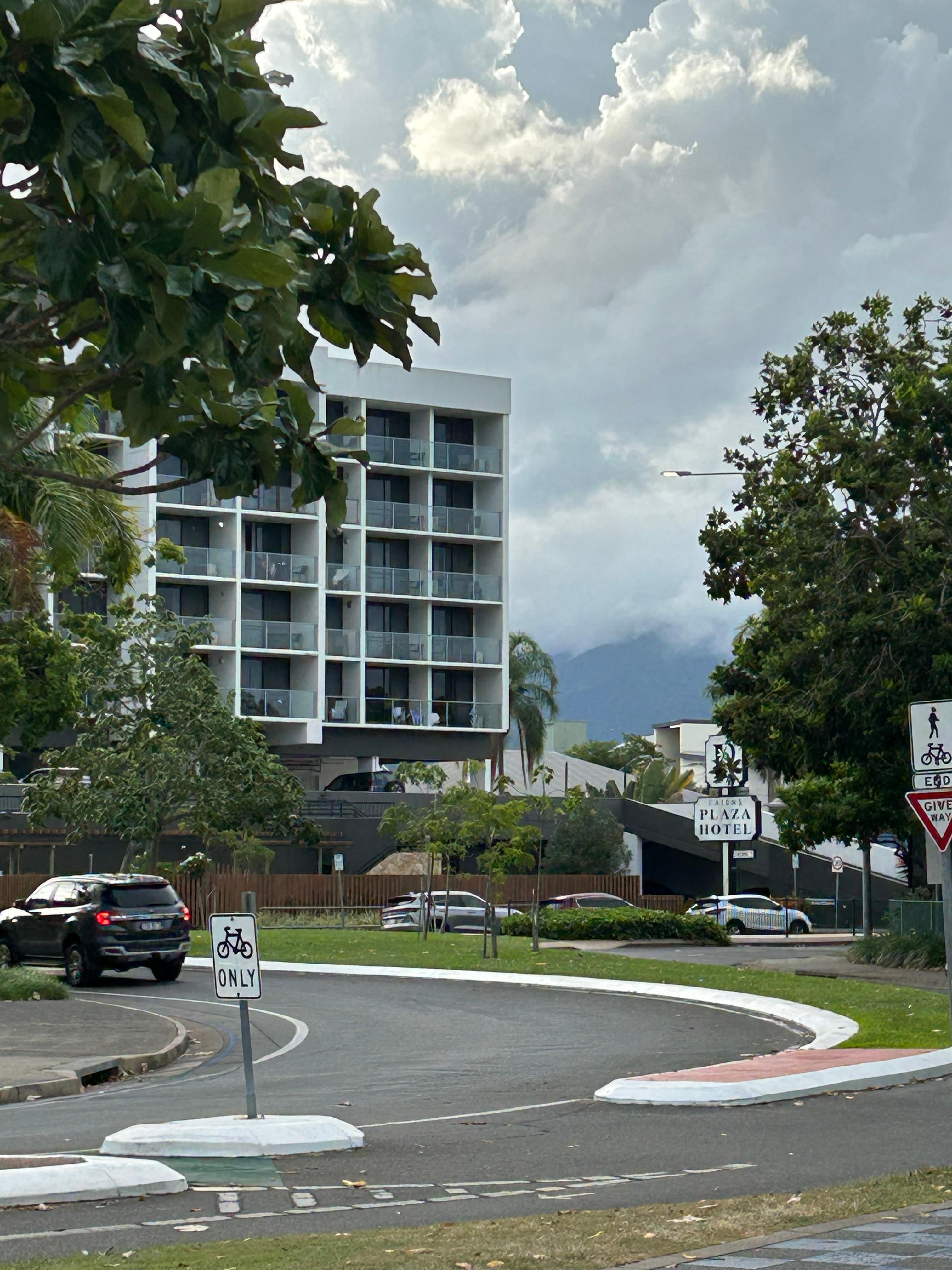 View from the esplanade/beach side