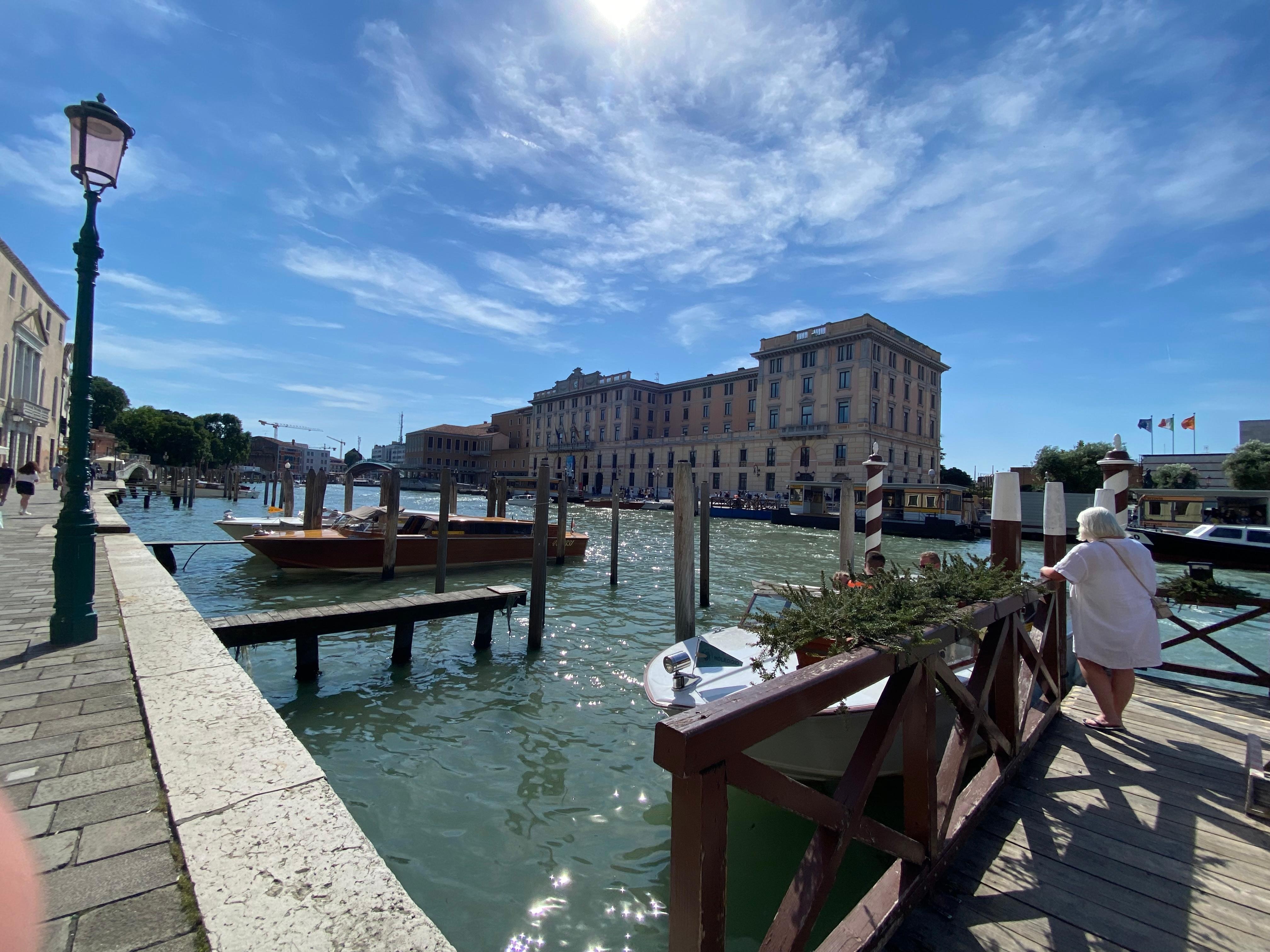 Looking out into the Grand Canal 