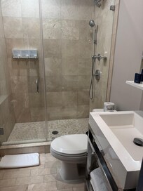 Remodeled bathroom.
