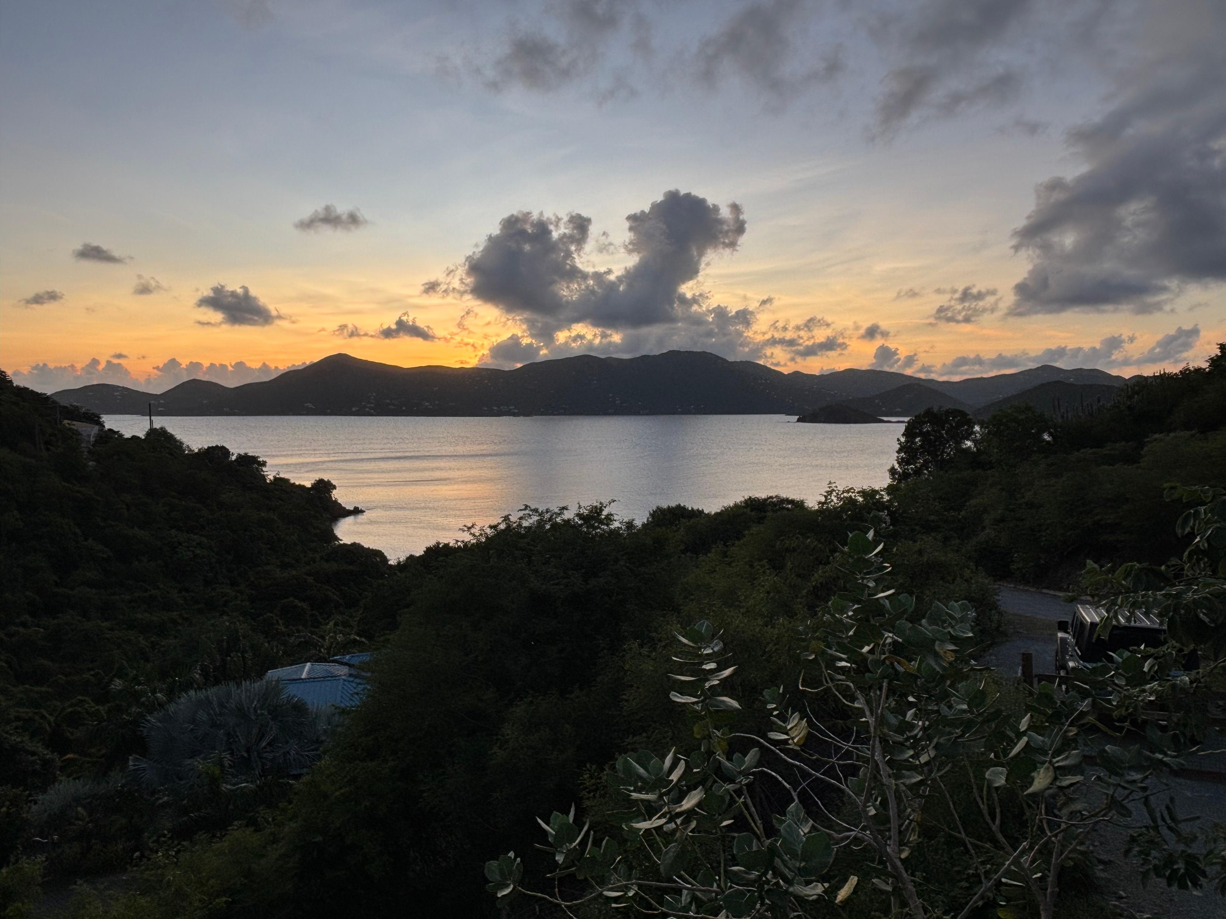 Sunset at the rental