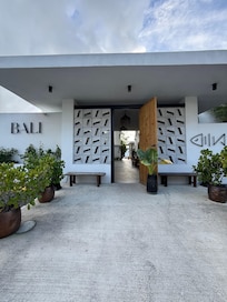 The front entrance