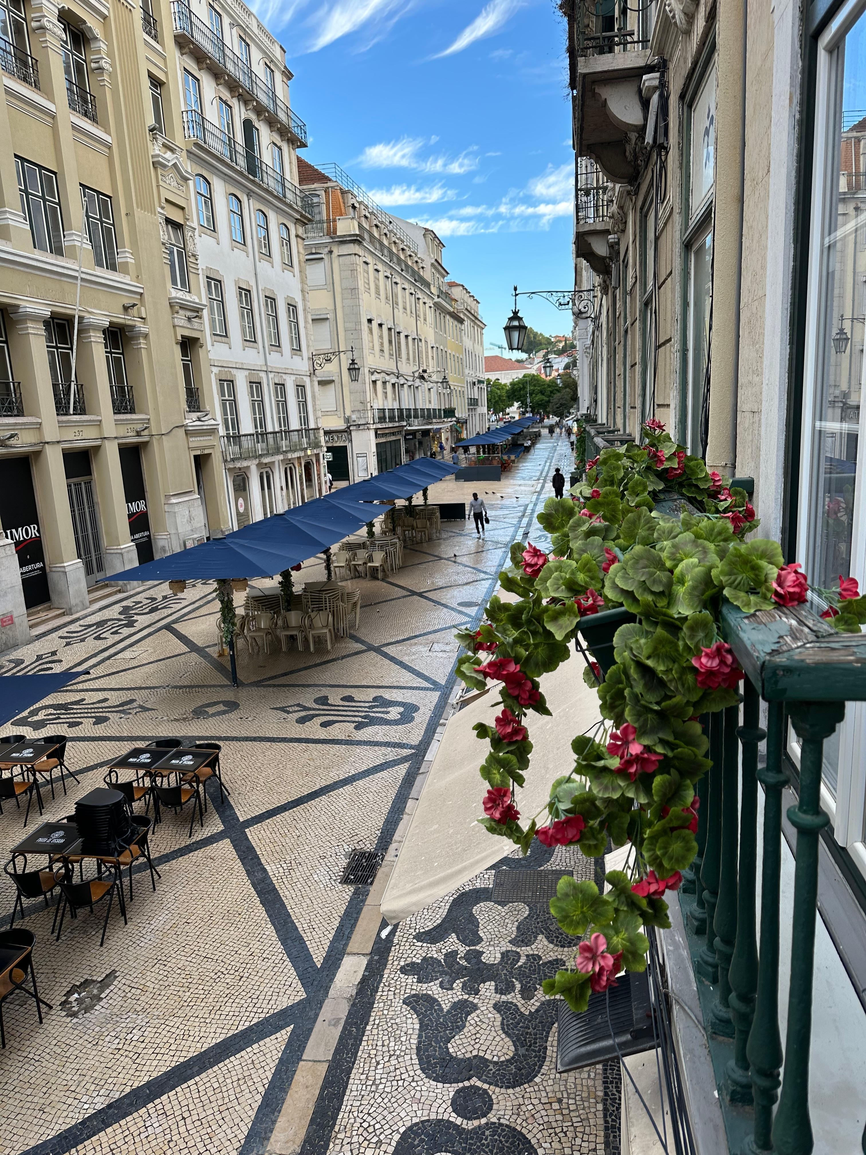 View from first floor room  balcony
