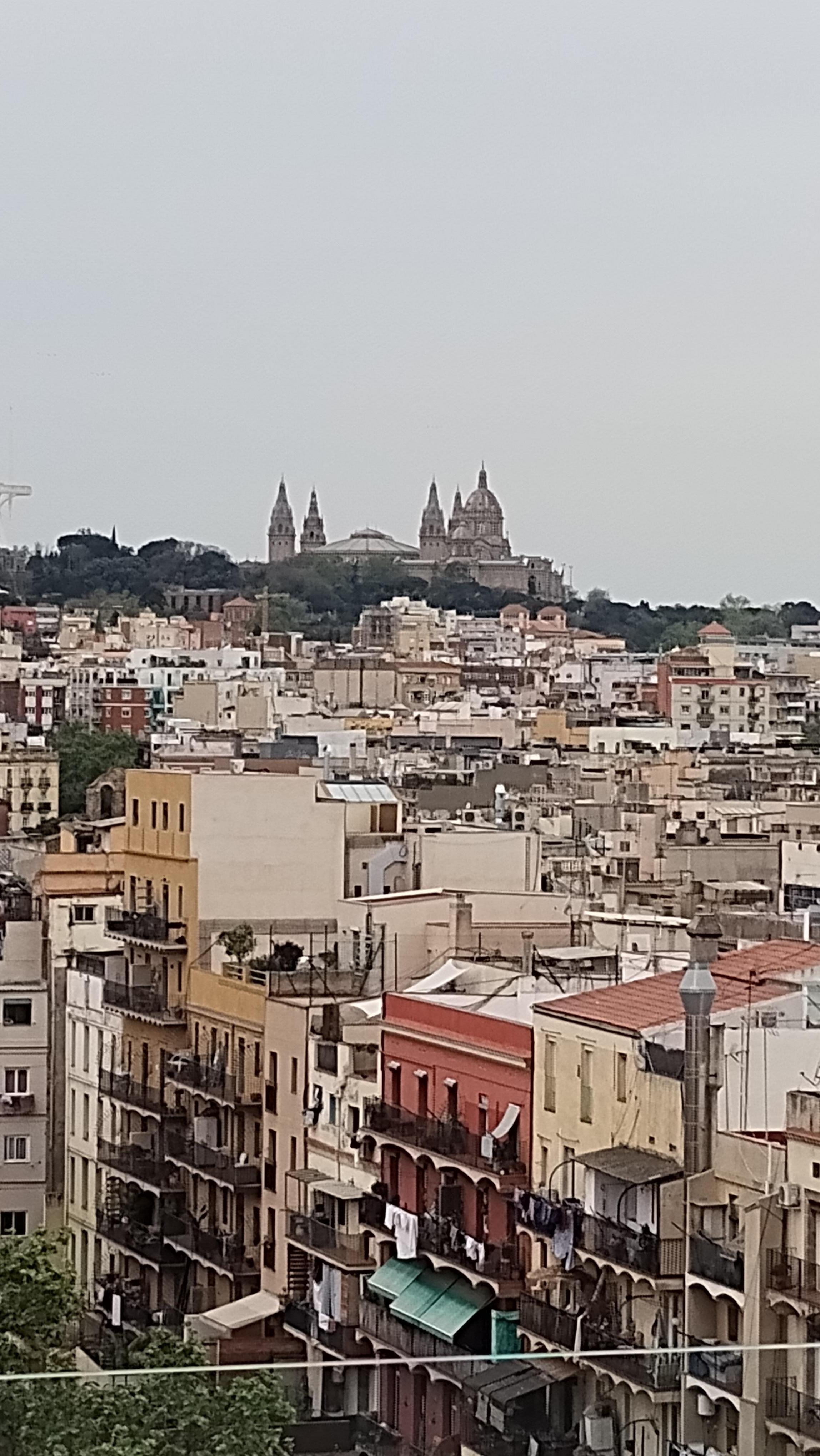 Desde la terraza vista del monasterio del Sagrado Corazón 