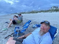 Beach day with family