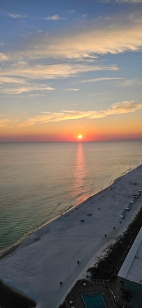 Sunset from balcony