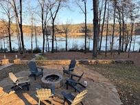 View from the upstairs patio