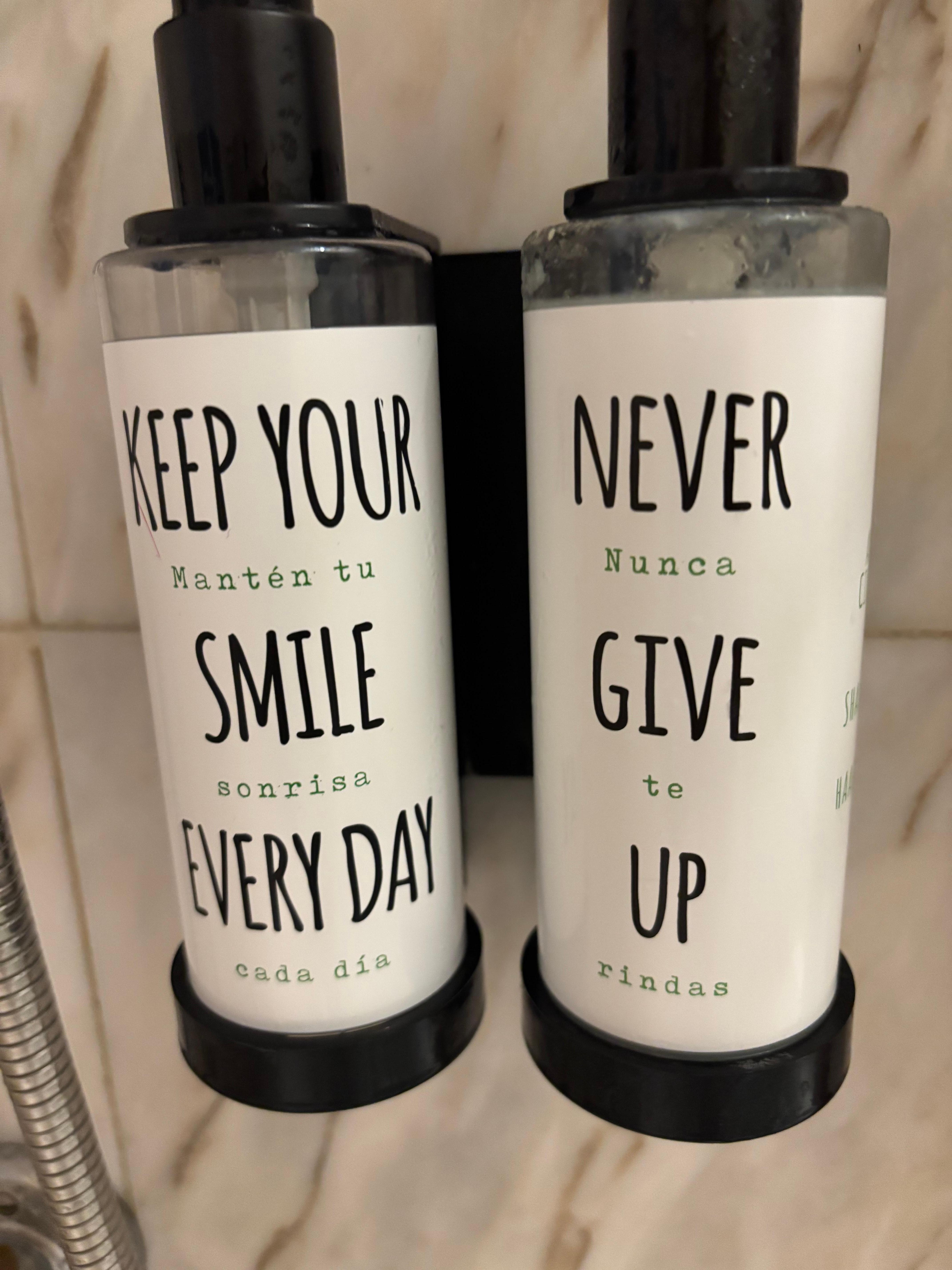 Could not tell which was body wash?