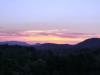 View from the back porch