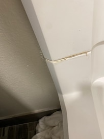Crack on the corner