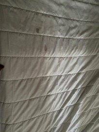 More from the stained. mattress cover