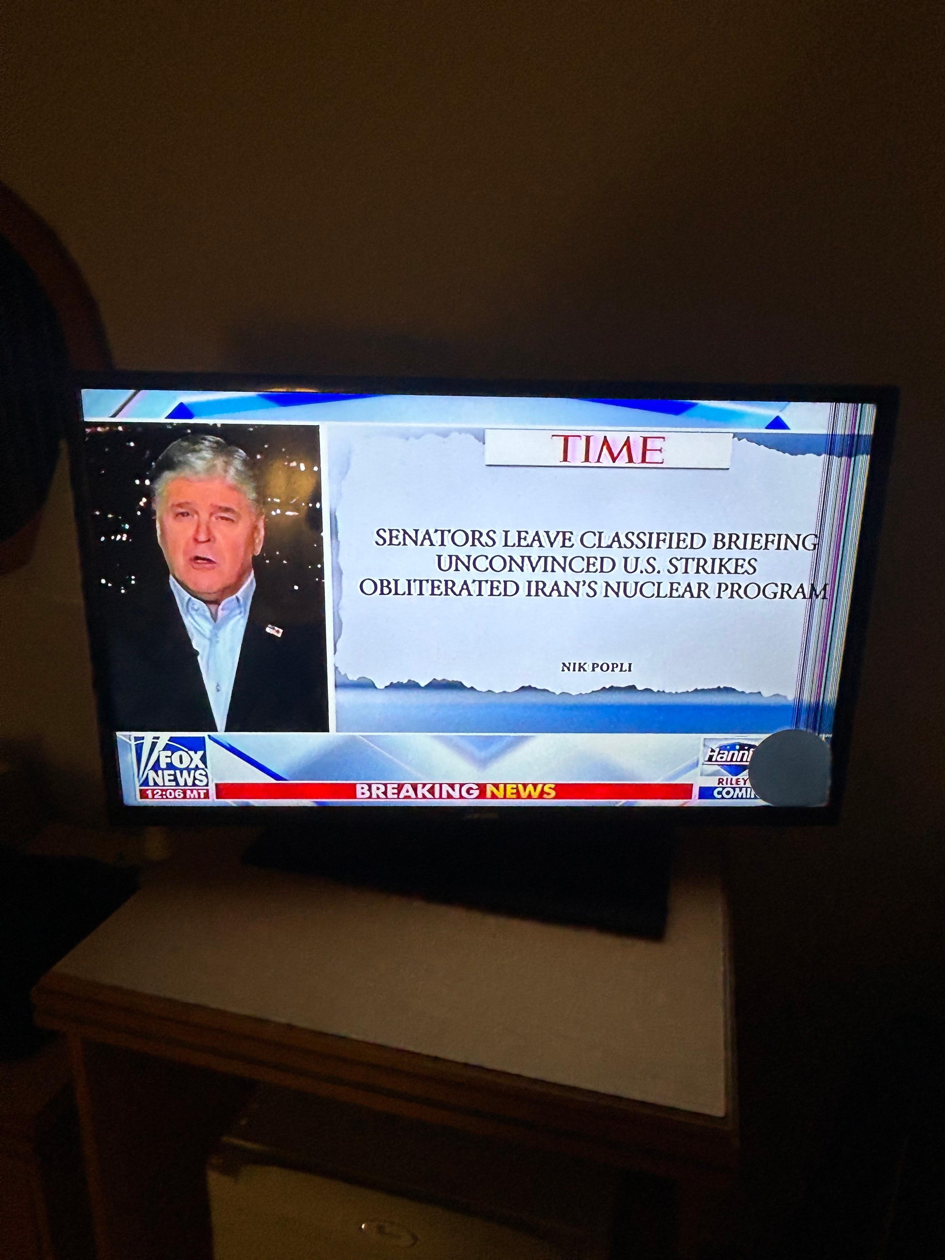TV already damaged when we checked in the room