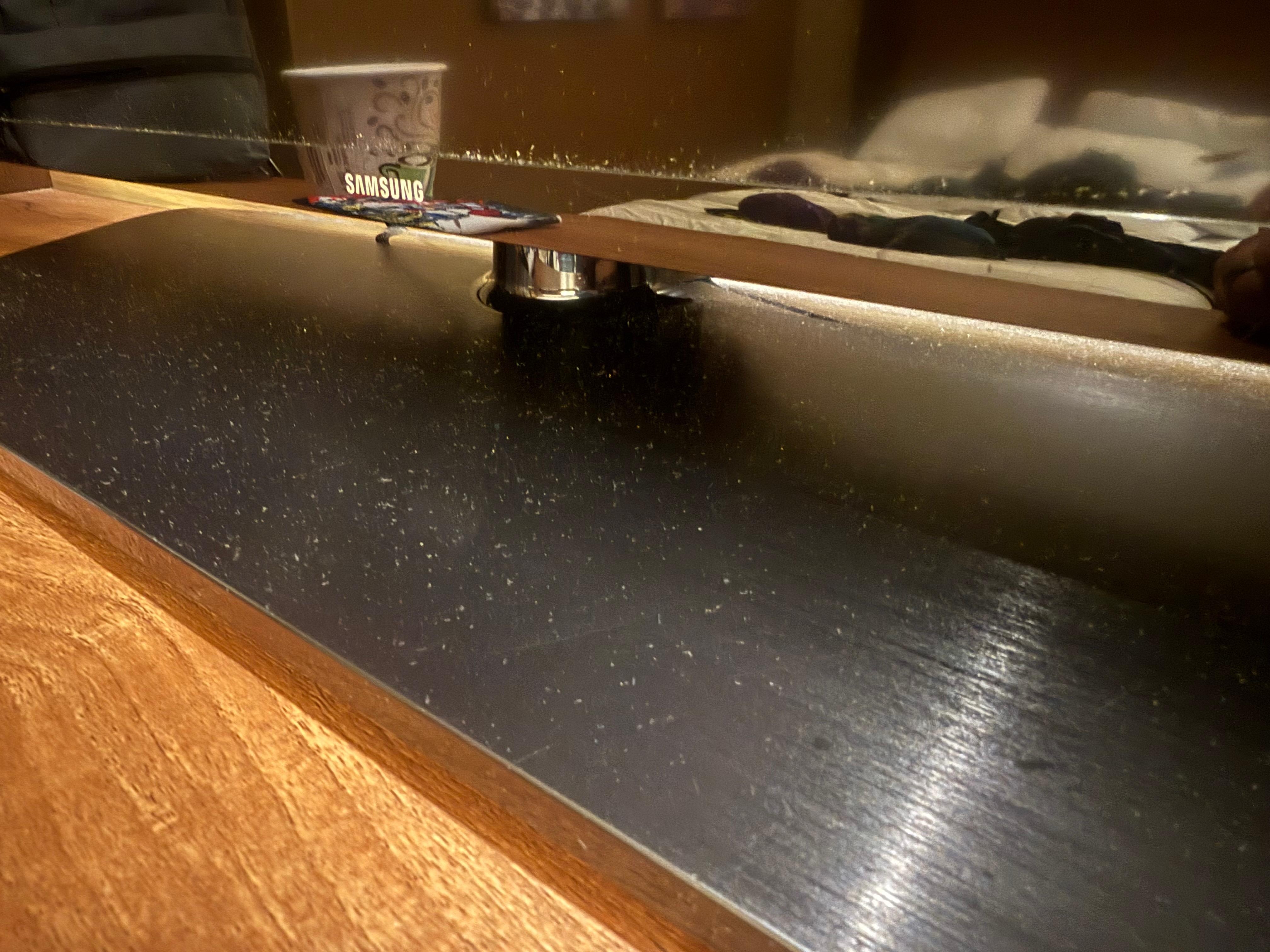 Dust covering everything; refused to provide cleaning services.  