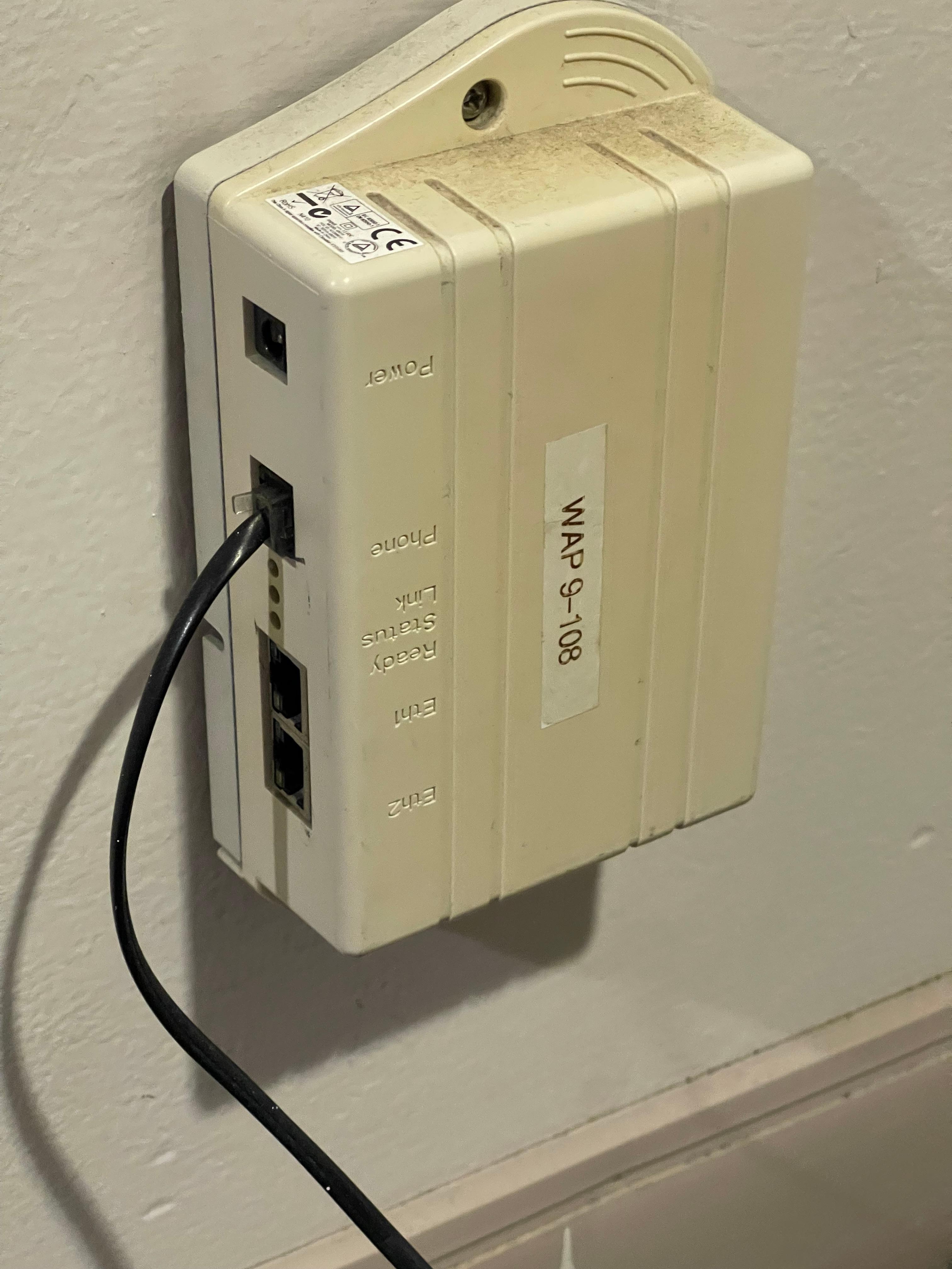 The phone connection box.  The phone in our room did not work.