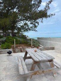 Nice large front patio.