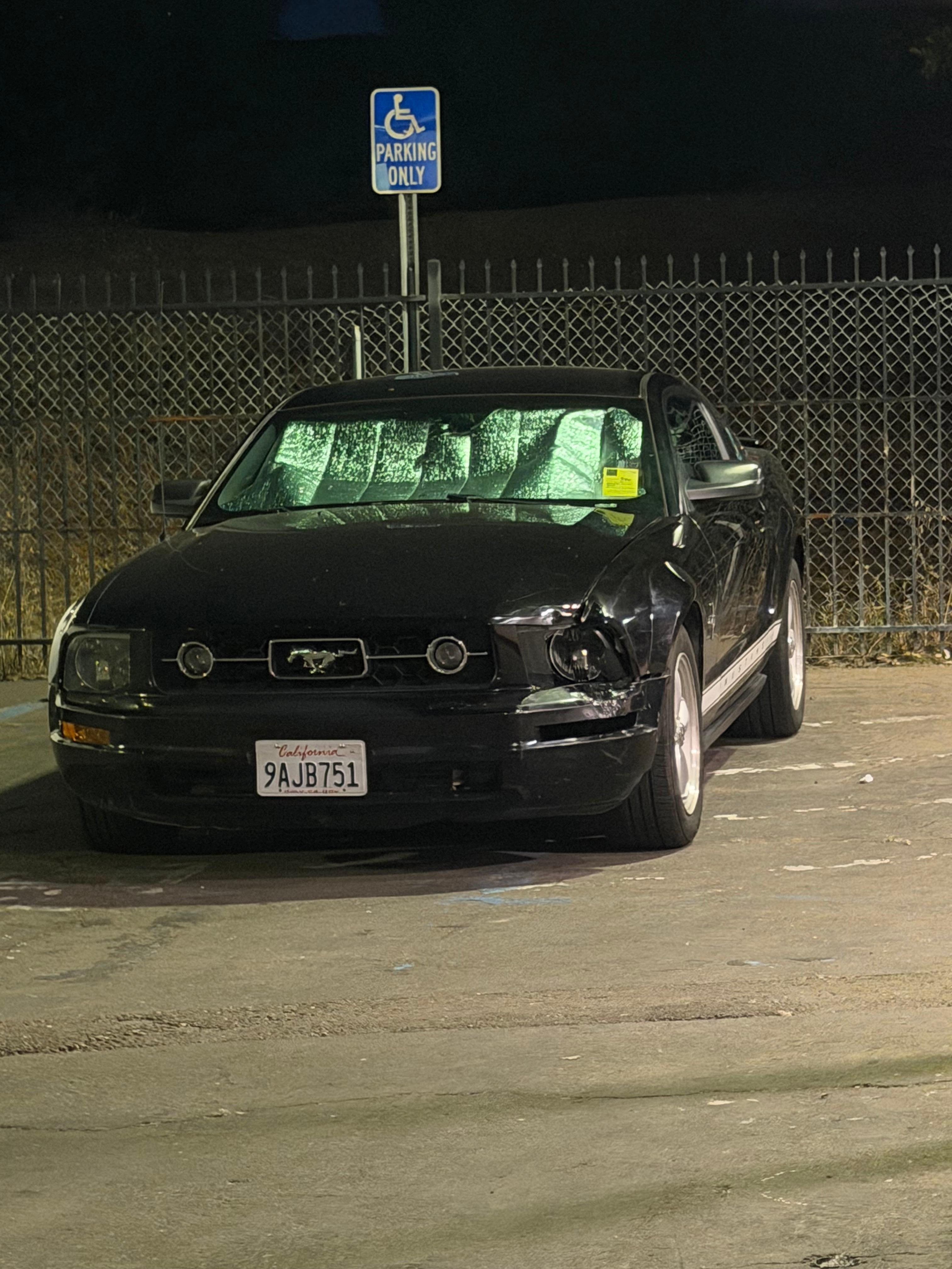 Cars without disabled privilege parked in handicapped and not enforced. Thanks to this guy, they moved me over to another room. 