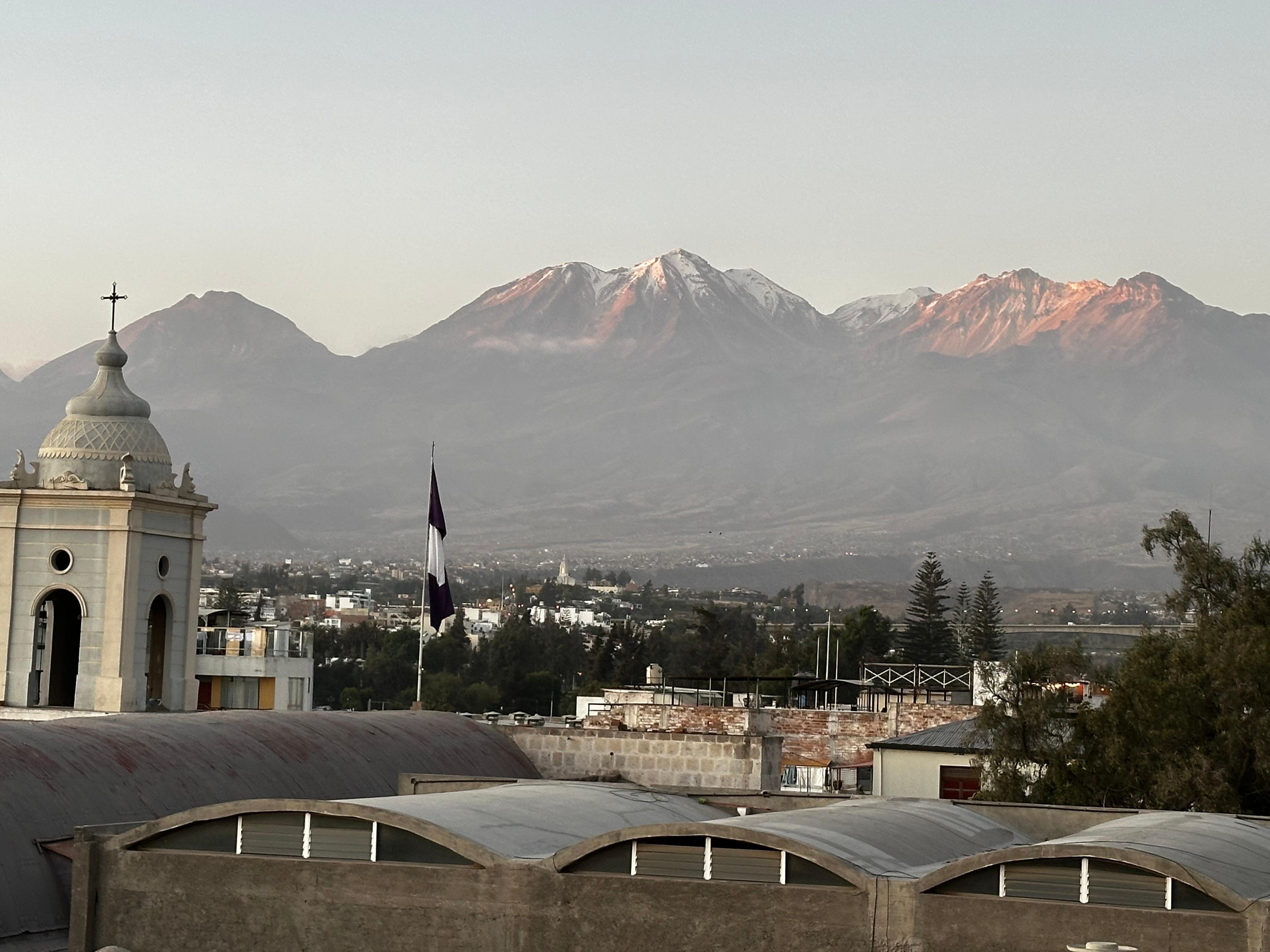 Views from the roof top terrace.