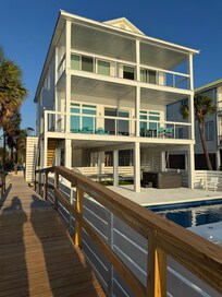 Gorgeous home right on the water.