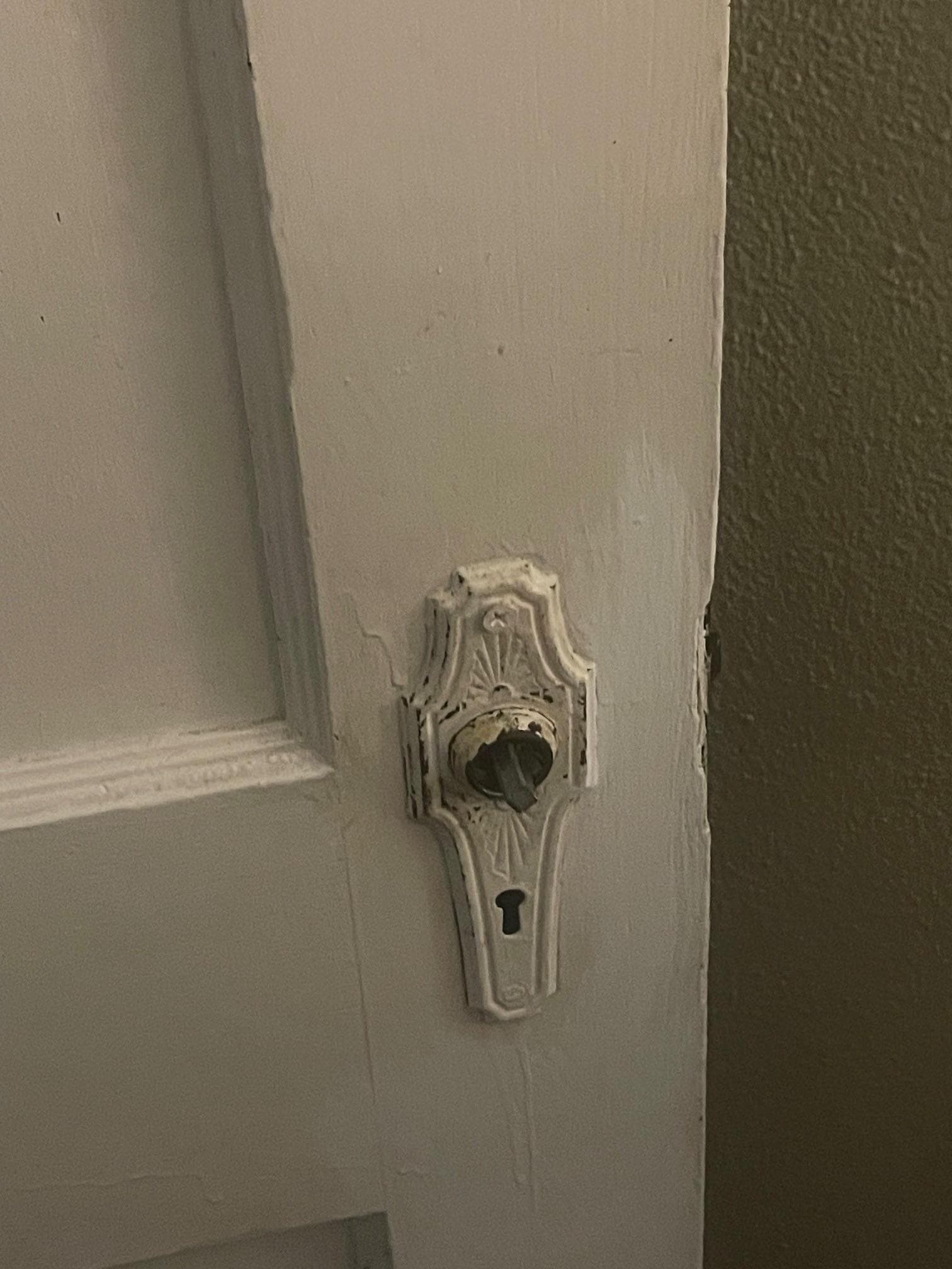 door handle fell off