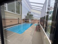 small but clean, provided towels
